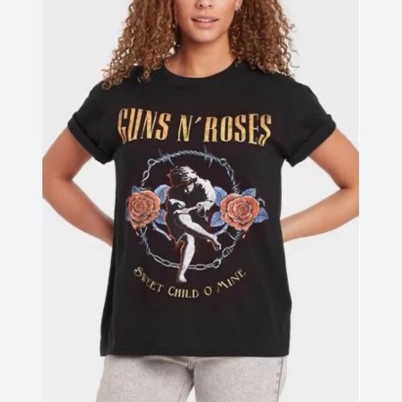 Guns N' Roses Black Graphic T-Shirt size XL - Picture 1 of 2